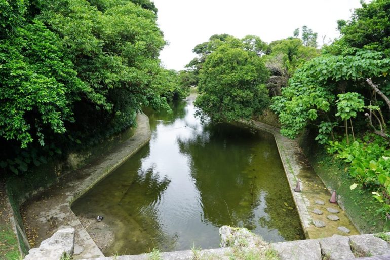 Shuri castle pond