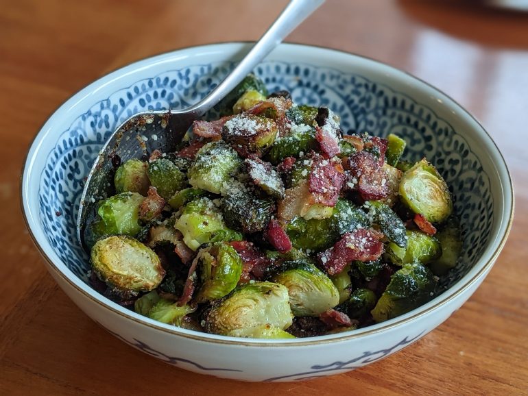bacon and brussel sprouts