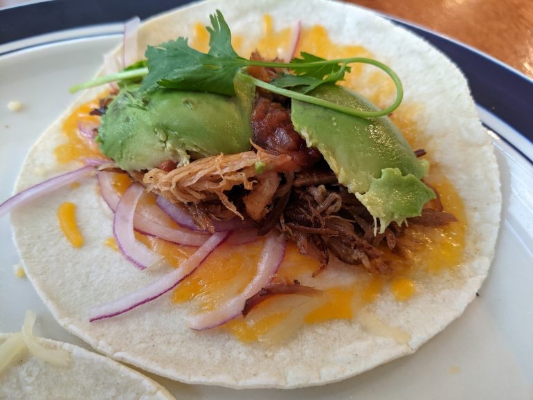 carnitas taco